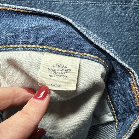 Vintage Polo Ralph Lauren Jeans Mens 40x32 Classic Fit Denim RRL Pants - Picture 6 of 7